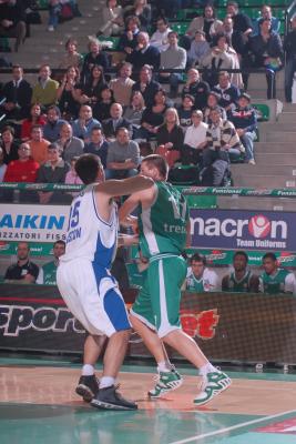 TREVISO 21  02 2007 CHAMPIONS LEAGUE  2006-2007 BENETTON BASKET - DINAMO MOSCA