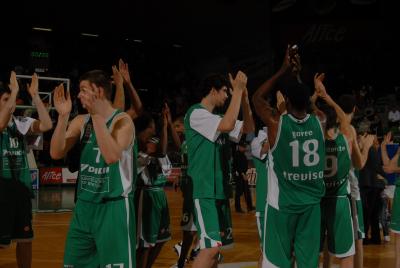 TREVISO 21  02 2007 CHAMPIONS LEAGUE  2006-2007 BENETTON BASKET - DINAMO MOSCA