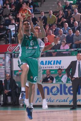TREVISO 21  02 2007 CHAMPIONS LEAGUE  2006-2007 BENETTON BASKET - DINAMO MOSCA