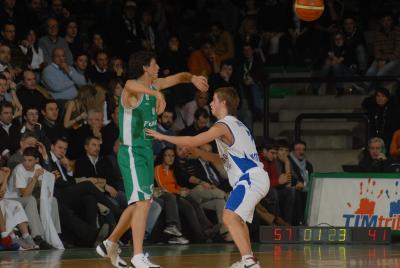TREVISO 21  02 2007 CHAMPIONS LEAGUE  2006-2007 BENETTON BASKET - DINAMO MOSCA