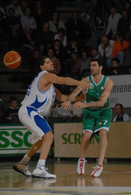 TREVISO 21  02 2007 CHAMPIONS LEAGUE  2006-2007 BENETTON BASKET - DINAMO MOSCA