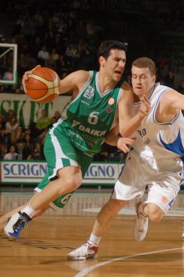 TREVISO 21  02 2007 CHAMPIONS LEAGUE  2006-2007 BENETTON BASKET - DINAMO MOSCA