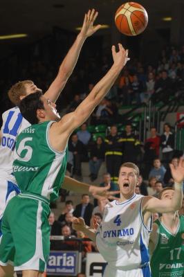 TREVISO 21  02 2007 CHAMPIONS LEAGUE  2006-2007 BENETTON BASKET - DINAMO MOSCA