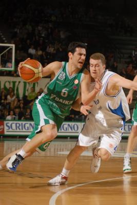TREVISO 21  02 2007 CHAMPIONS LEAGUE  2006-2007 BENETTON BASKET - DINAMO MOSCA