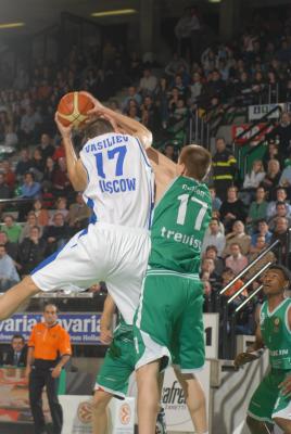 TREVISO 21  02 2007 CHAMPIONS LEAGUE  2006-2007 BENETTON BASKET - DINAMO MOSCA