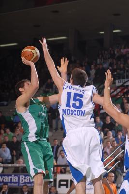 TREVISO 21  02 2007 CHAMPIONS LEAGUE  2006-2007 BENETTON BASKET - DINAMO MOSCA
