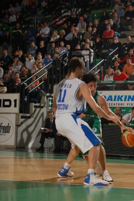 TREVISO 21  02 2007 CHAMPIONS LEAGUE  2006-2007 BENETTON BASKET - DINAMO MOSCA