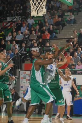 TREVISO 21  02 2007 CHAMPIONS LEAGUE  2006-2007 BENETTON BASKET - DINAMO MOSCA