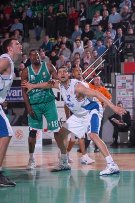 TREVISO 21  02 2007 CHAMPIONS LEAGUE  2006-2007 BENETTON BASKET - DINAMO MOSCA