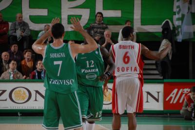 TREVISO 20 11 2007 CHAMPIONS LEAGUE  2007-2008 BENETTON BASKET - PBC LUKOIL