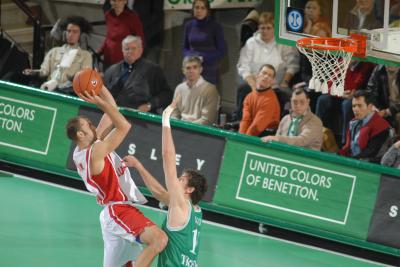 TREVISO 20 11 2007 CHAMPIONS LEAGUE  2007-2008 BENETTON BASKET - PBC LUKOIL