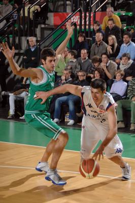 TREVISO 27 12 2007 LBA, CAMPIONATO 2007-2008 BENETTON BASKET -ANGELICO BIELLA