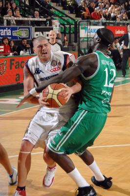 TREVISO 27 12 2007 LBA, CAMPIONATO 2007-2008 BENETTON BASKET -ANGELICO BIELLA