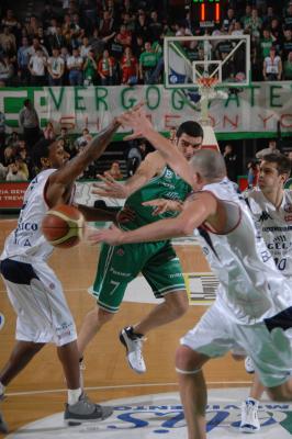 TREVISO 27 12 2007 LBA, CAMPIONATO 2007-2008 BENETTON BASKET -ANGELICO BIELLA