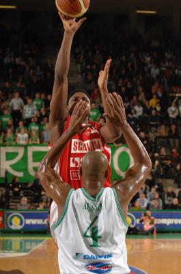 TREVISO 12 01 2008 LBA, CAMPIONATO 2007-2008 BENETTON BASKET - SCAVOLINI PESARO