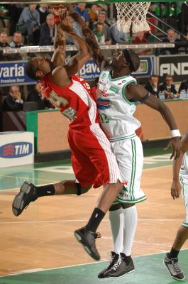 TREVISO 12 01 2008 LBA, CAMPIONATO 2007-2008 BENETTON BASKET - SCAVOLINI PESARO