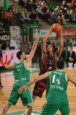 TREVISO 15 01 2008CHAMPIONS LEAGUE  2007-2008 BENETTON BASKET - DRAGONS