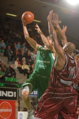 TREVISO 15 01 2008CHAMPIONS LEAGUE  2007-2008 BENETTON BASKET - DRAGONS