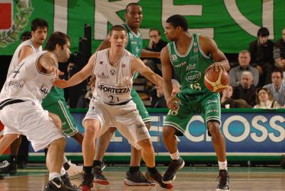 TREVISO 03 02 2008 LBA, CAMPIONATO 2007-2008 BENETTON BASKET - LA FORTEZZA VIRTUS BOLOGNA