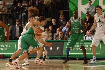TREVISO 22 03 2008 LBA, CAMPIONATO 2007-2008 BENETTON BASKET - MONTEPASCHI SIENA