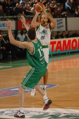 TREVISO 22 03 2008 LBA, CAMPIONATO 2007-2008 BENETTON BASKET - MONTEPASCHI SIENA