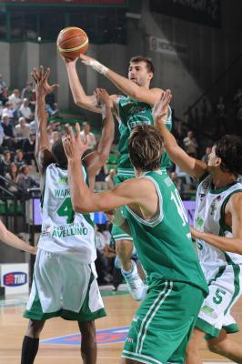 TREVISO 12 01 2008 LBA, CAMPIONATO 2008-2009 BENETTON BASKET - AIR AVELLINO