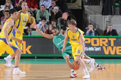 TREVISO 01 12 2008 EUROCUP  2008-2009 BENETTON BASKET - KHIMKI MOSCOW