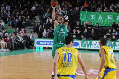 TREVISO 01 12 2008 EUROCUP  2008-2009 BENETTON BASKET - KHIMKI MOSCOW