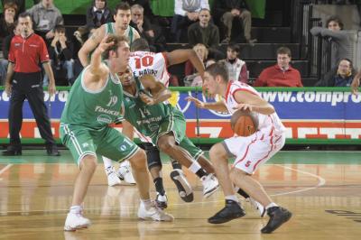 TREVISO 09 12 2008 EUROCUP  2008-2009 BENETTON BASKET - STB LE HAVRE