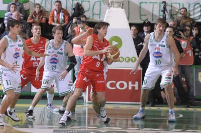 TREVISO 28 12 2008 LBA, CAMPIONATO 2008-2009 BENETTON BASKET - AJ MILANO