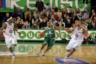 TREVISO 01 02 2009 LBA, CAMPIONATO 2008-2009 BENETTON BASKET - MONTEPASCHI SIENA