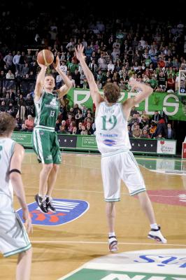 TREVISO 01 02 2009 LBA, CAMPIONATO 2008-2009 BENETTON BASKET - MONTEPASCHI SIENA