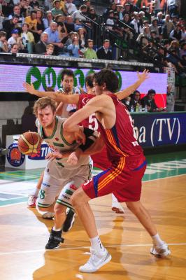 TREVISO 08 04 2009 LBA, CAMPIONATO 2008-2009 BENETTON BASKET - LOTTOMATICA VIRTUS ROMA