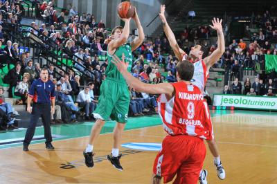 TREVISO 01 12 2009 EUROCUP 2009-2010 BENETTON BASKET - CRVENA ZVEZDA