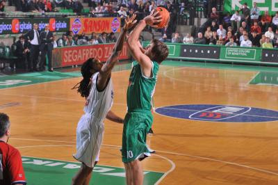 TREVISO 03 01 2010 EUROCUP 2009-2010 BENETTON BASKET - CHOLET