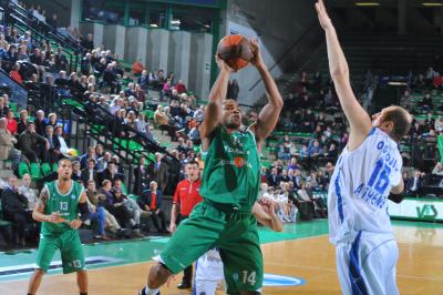 TREVISO 21 02 2010 EUROCUP 2009-2010 BENETTON BASKET - PANILLINIOS