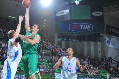 TREVISO 21 02 2010 EUROCUP 2009-2010 BENETTON BASKET - PANILLINIOS