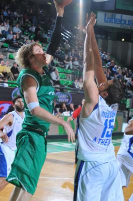 TREVISO 21 02 2010 EUROCUP 2009-2010 BENETTON BASKET - PANILLINIOS