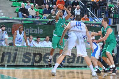 TREVISO 21 02 2010 EUROCUP 2009-2010 BENETTON BASKET - PANILLINIOS