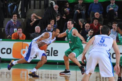TREVISO 21 02 2010 EUROCUP 2009-2010 BENETTON BASKET - PANILLINIOS