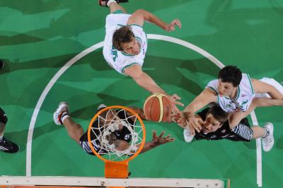 TREVISO 17 04 2010 LBA, CAMPIONATO 2009-2010 BENETTON BASKET -  VIRTUS BOLOGNA