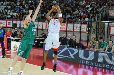 ROMA 14 11 2010 LBA, CAMPIONATO 2010-2011 BENETTON TREVISO BASKET - LOTTOMATICA ROMA