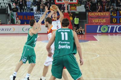ROMA 14 11 2010 LBA, CAMPIONATO 2010-2011 BENETTON TREVISO BASKET - LOTTOMATICA ROMA