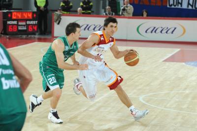 ROMA 14 11 2010 LBA, CAMPIONATO 2010-2011 BENETTON TREVISO BASKET - LOTTOMATICA ROMA