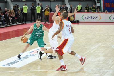 ROMA 14 11 2010 LBA, CAMPIONATO 2010-2011 BENETTON TREVISO BASKET - LOTTOMATICA ROMA