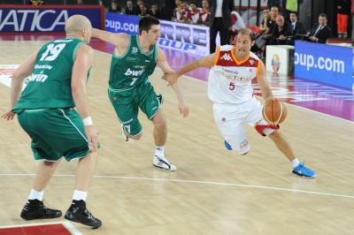 ROMA 14 11 2010 LBA, CAMPIONATO 2010-2011 BENETTON TREVISO BASKET - LOTTOMATICA ROMA