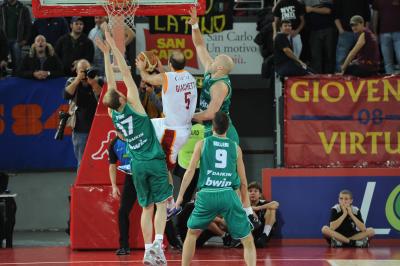 ROMA 14 11 2010 LBA, CAMPIONATO 2010-2011 BENETTON TREVISO BASKET - LOTTOMATICA ROMA