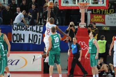 ROMA 14 11 2010 LBA, CAMPIONATO 2010-2011 BENETTON TREVISO BASKET - LOTTOMATICA ROMA