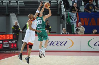 ROMA 14 11 2010 LBA, CAMPIONATO 2010-2011 BENETTON TREVISO BASKET - LOTTOMATICA ROMA