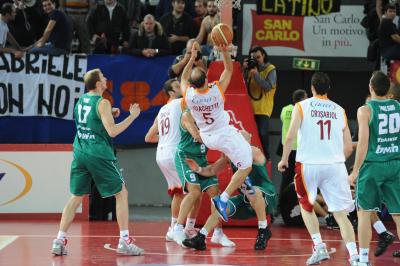 ROMA 14 11 2010 LBA, CAMPIONATO 2010-2011 BENETTON TREVISO BASKET - LOTTOMATICA ROMA